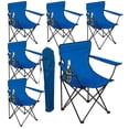 thumbnail image 1 of Sillas Plegables CJR 6 Piezas Azul para Playa Campamento y Exteriores, 1 of 9