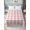 Pink, variant on Queen Flat&nbsp;Sheet&nbsp;Only Modern Pink Plaid Checker Soft&nbsp;Microfiber&nbsp;Cooling&nbsp;Bedding&nbsp;Sheets Minimalist Lattice Texture Flat&nbsp;Bed&nbsp;Sheet