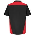 thumbnail image 3 of Red Kap Men's Short Sleeve Tri-Color Shop Shirt, 3 of 6
