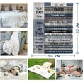 thumbnail image 6 of Yamco Dad Gifts Blanket - Dad Gifts from Daughter - Dad Gifts from Son 60"x50" Blankets - Dad Birthday Gifts - Gifts for Daddy - Father Gifts - Gifts for Dad Who Wants Nothing - Best Dad Gift Ideas, 6 of 6