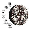 thumbnail image 5 of Spare Tire Cover, Cow Skin Wheel Cover Tire Covers for Trailers Car Truck Camper Universal Tire Covering Fits Diameter 17 inch, 5 of 7