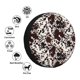 thumbnail image 4 of Fotbe Cow Skin Funda de Llanta de Repuesto con Estampado, Engrosada, Ajuste Universal para Jeep, Remolque, RV, SUV, Camión-17 inch, 4 of 6