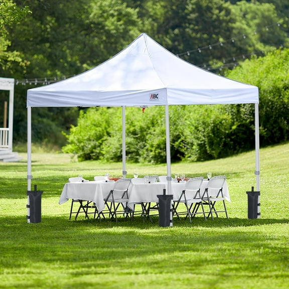 Canopy Weights Set of 4-120LBS Sand Bags for   Tent, Gazebo, Trampoline, Pergola, Black (Without Sand)