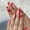 Style 2, variant on 24Pcs Christmas Long Press on Nails Square Fake Nails Winter False Nails Charm Glue on Nails French Tip Acrylic Nails Reusable Stick on Nails