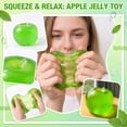 thumbnail image 2 of Apple Squishy Stress Reliever, Slow Rising Decompression Ball, Soft Fruit Sensory Fidget Pal for Anxiety Relief, 2 of 8