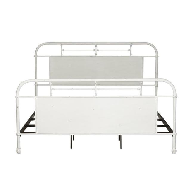 Vintage Series Lit Grand en Métal - Blanc Antique