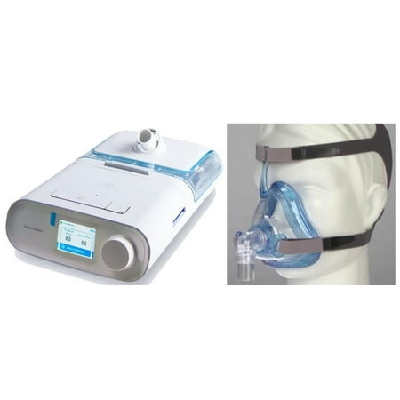 Bundle Deal: DreamStation Auto CPAP Machine (DSX500H11) and Ascend Full Face Mask System (50825) by Philips Respironics and Sleepnet (No