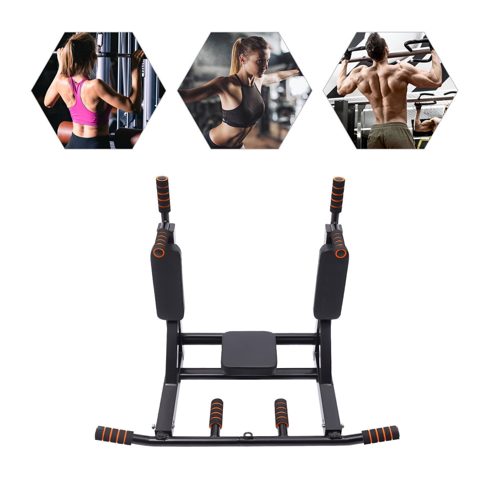 Denest Training Pull Up Chin Bar Heavy Duty Wall Mounted Exercise Home Gym Fitness USA