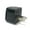 Black, variant on Seven Star Universal Travel Plug Adapters For USA (4 Pack, Universal to USA - 2 Flat Pins - Type A, White)