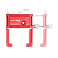 thumbnail image 4 of para teléfono de bicicleta, accesorios de abrazadera de montaje de aluminio, se adapta a la mayoría de scooters Rojo Sharpla Soporte para teléfono de bicicleta, 4 of 8