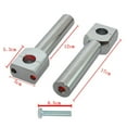 thumbnail image 2 of Accesorios de Motocicleta Sunnimix Manillar Elevador Abrazadera con Tornillos 22/25mm Plata, 2 of 8