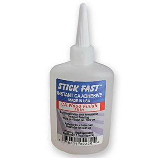 Stick Fast 4 CA Flexible Glue, 1 oz Capacity, Black