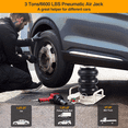 thumbnail image 6 of 3 Ton/6600Lbs Triple Bag Air Jack, Fast Lifting Pneumatic Car Repair Inflatable Bladder Jack with Half Round Hand, Lift Up to 15.75 inch, 6 of 9