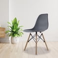 thumbnail image 2 of Set de Comedor Oslo 80 Mundo In Mesa Nogal y 4 Sillas Eames Gris, 2 of 9