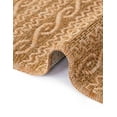 thumbnail image 5 of Unique Loom Outdoor Modern Collection Area Rug - Links (2' 2" x 6' 1" Runner Light Brown/Brown), 5 of 10