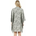 thumbnail image 2 of HAPPY BAY Women's Duster Front Open Cardigans Vintage Kimono L-XL Black, Geometric, 2 of 5