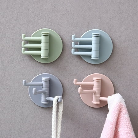 

1PCS Adhesive Wall Hooks for Hanging Heavy Duty 13 lbs Seamless Sticky Hooks for Keys Bathroom Shower Outdoor Kitchen Door Home Waterproof