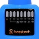 thumbnail image 3 of Licuadora Bosstech 750 watts 10 velocidades con Vaso de plastico de 2 lts Azul, 3 of 4