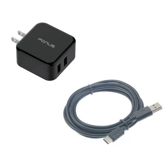 For LG V60 ThinQ Phone - 30W Quick Home Charger, 6ft USB Cable 2-Port USB Power Cord Travel Wall AC Adapter Fast Sync Wire Long for LG V60 ThinQ 5G