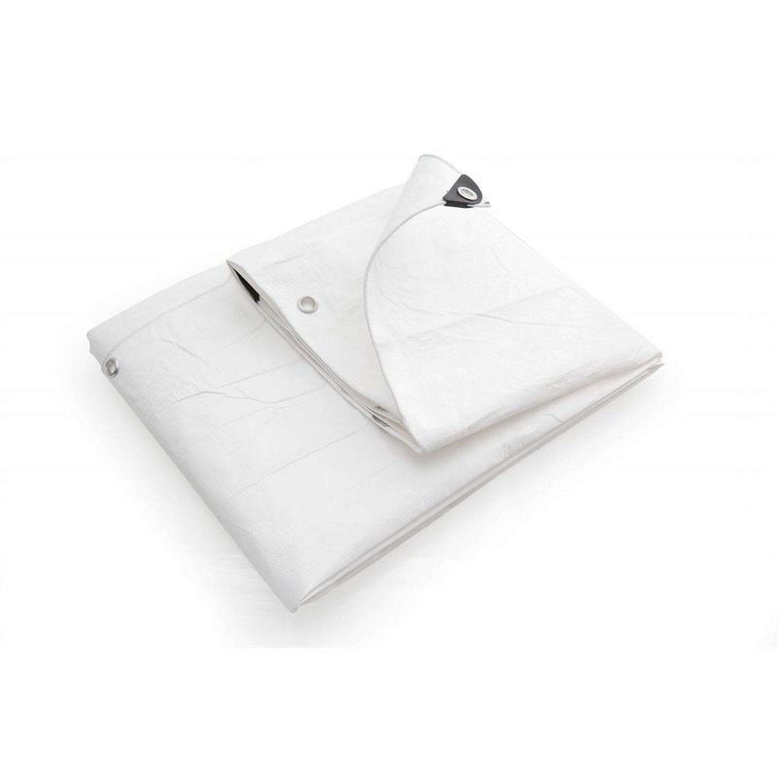 King Canopy White Heavy Duty Tarp 20X20