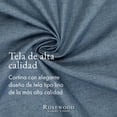 thumbnail image 4 of Cortinas Blackout para Recamara y Sala - Cortina 100% Blackout Look Lino - Aislamiento Térmico y Reducción Ruido - 2 Paneles - Cortinas Largas 240 x 132cm Denim, 4 of 15