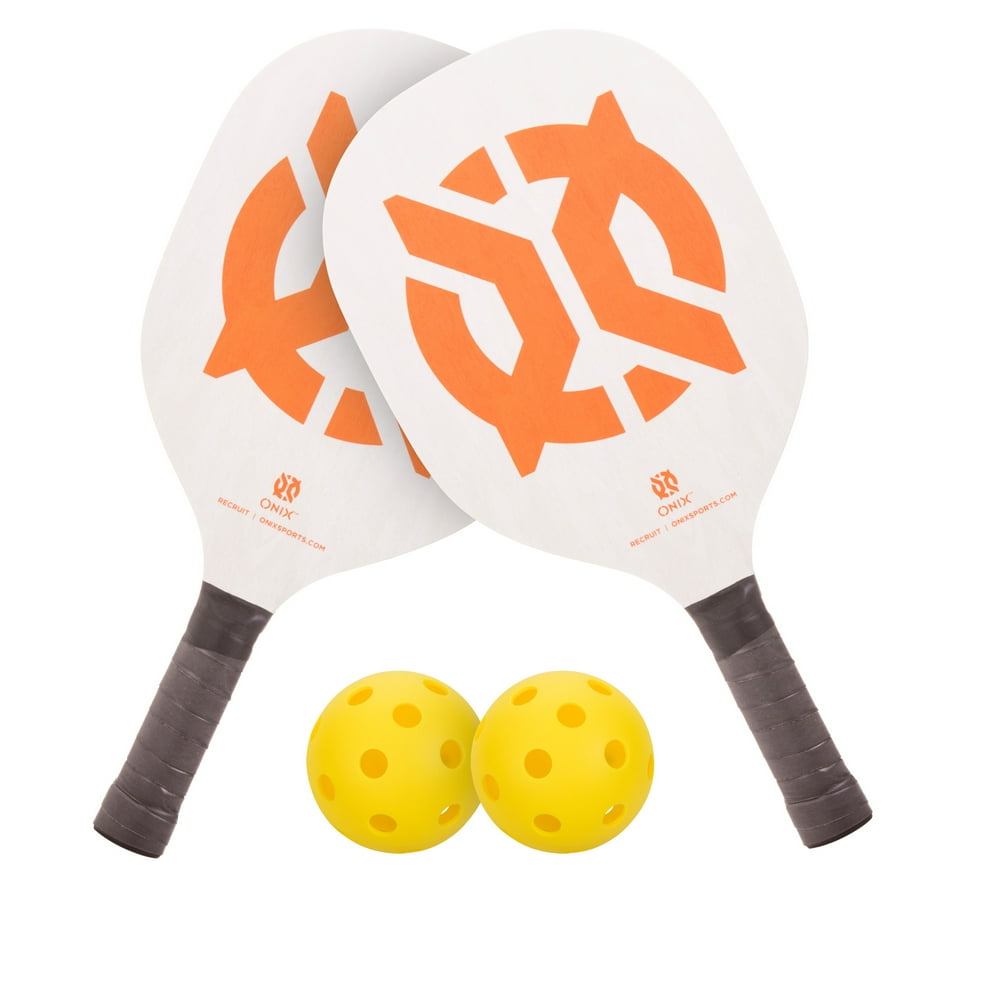 Onix Recruit Pickleball Starter Set Includes 2 Paddles and 2