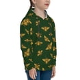 thumbnail image 3 of Kdxio Hohey Bee Pattern Boys Athletic Unisex Boys Girls Hoodie with Pocket Sweatshirts-Large, 3 of 6