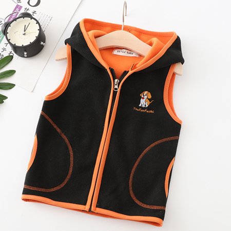 

Qazqa Toddler Boys Girls Cartoon Dog Prints Winter Fleece Zippered Coat Jacket Thicken Warm Outwear