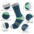 thumbnail image 2 of KOITHOT 8 Pairs Wool Socks for Men, Crew Socks Thermal Warm for Winter Work Hiking, 2 of 6