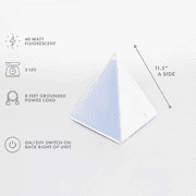 Northern Light Technologies NLT-LUXM LUXOR Mini 10, 000 Lux Bright Light Therapy Desk Lamp, White