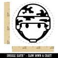 thumbnail image 2 of Occupation Military Soldier Icon Self-Inking Rubber Stamp Ink Stamper - Yellow Ink - Small 3/4 Inch, 2 of 7