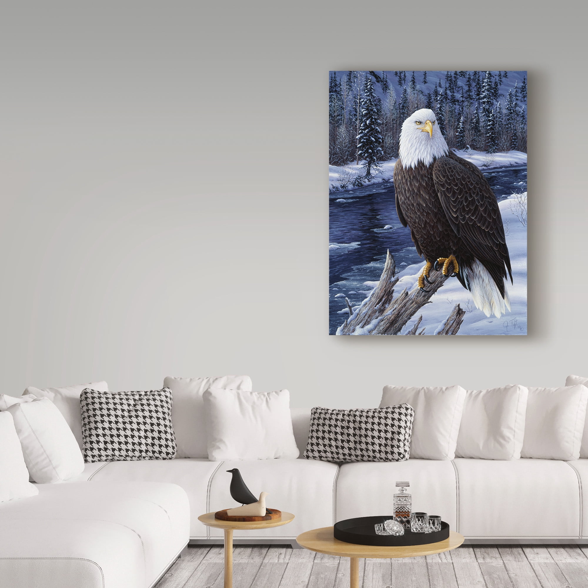 Trademark Fine Art 'River Watch' Canvas Art by Jeff Tift