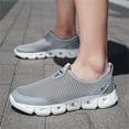 thumbnail image 2 of Eashery Men Sports Shoes Outdoor Sports Lightweight Casual Outdoor Running Shoes Grey 42, 2 of 5