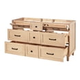 thumbnail image 4 of Ariel Monroe 60 Inch Double Sink Base Cabinet In Oak, 4 of 7