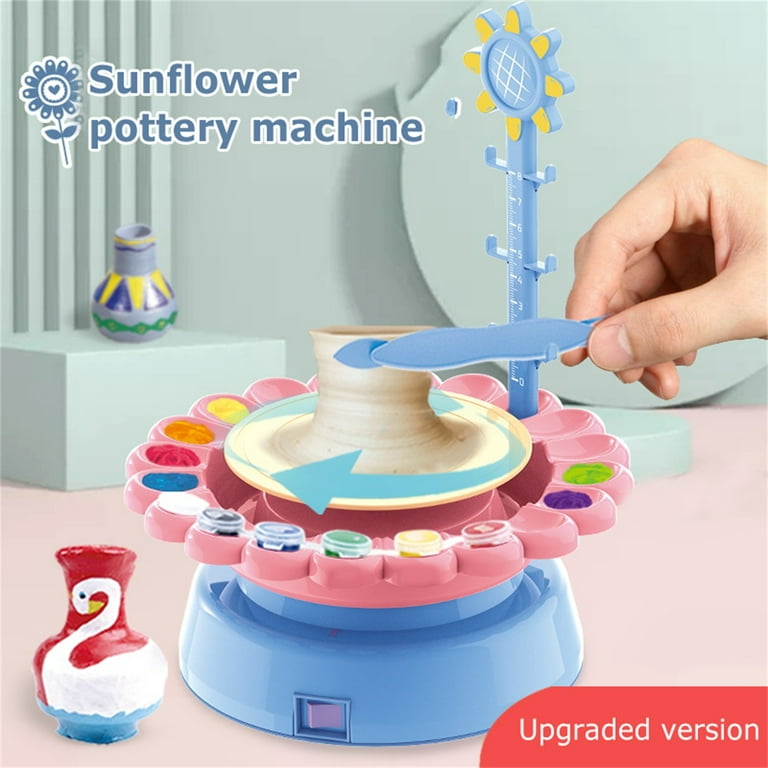 Pottery Wheel Kit Craft Spinning Sculpting Machine Tool Set Clay