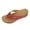 Red, variant on Orthopedic Platform Sandals Women Arch Support Wedge Beach Non-Slip