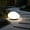 White, variant on Bomd Solar Lights Outdoor Glow Cobblestone Shape Lamp Garden Decor Waterproof Landscape Night Lights ,for Garden Paths, Stairs, Lawns, Patios, Yard Party Decorations (Yellow Light)