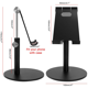 thumbnail image 4 of cargador de pie Soporte ajustable para tableta/teléfono, soporte telescópico ajustable para iPad, soporte universal de aluminio multiángulo, compatible con iPhone Smartphone/Tablet/iPad. Zhivalor 220589-2, 4 of 4