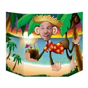 6 Pack Beistle Luau Monkey Photo Prop