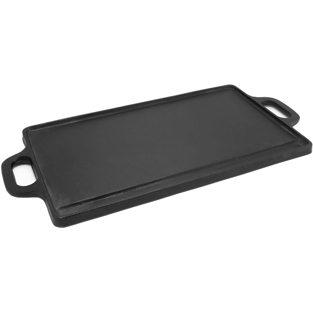 Coghlan's Double-Sided Cast-Iron Griddle - 18" X 9" - Heavy duty and pre-seasoned, for camping and indoor use