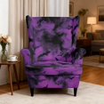 thumbnail image 3 of HELLHERO Halloween Wingback Chair Slipcovers with Elastic, 2 Piece Stretch Polyester Spandex Covers for Living Room and Bedroom, Pet Protection, 3 of 7