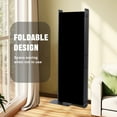thumbnail image 5 of YASRKML 6 Panel Folding Privacy Screen, 6Ft Tall Room Divider with Wider Support Feet, Portable Wall Dividers Room Partition, Black, 5 of 7