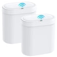 thumbnail image 2 of 5 Gallon Bathroom Trash Can with Lid, Automatic Motion Sensor Black Trash Can, Touchless Slim Waterproof Garbage Bin for Kitchen, Bedroom, Office, and Bathroom, 2 of 8
