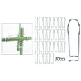 thumbnail image 4 of 30 Pieces Garden Pile Connecting Stakes Clip Sturdy Garden Pipe Support Clip 16mm, 4 of 5