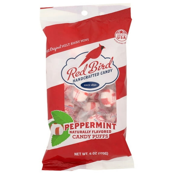 Red Bird Candy Peppermint Red Birds 6 oz (Pack of 24)
