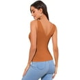 thumbnail image 2 of Women's Spaghetti Strap Knot Back Crop Top Wrap Cami Top, 2 of 5