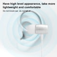 thumbnail image 3 of 1.2M Silver Gray Metal In-Ear Noise Reduction Earphone Wired Cable Control Mobile Phone Earphone with MicrophoneSilver Gray, 3 of 8
