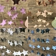 thumbnail image 2 of EXCIXING Glitters Star Paper Garlands Streame for Party Supplies Wedding Decoration, 2 of 21