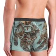 thumbnail image 4 of KLL Astronauts On Lunar Mission Men's Cotton Boxer Briefs Underwear-Medium, 4 of 7