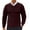 Wine, variant on Annhoo Men's Knit Sweater Casual V Neck Long Sleeve Fall Pullover Outdoor Work Slim Sweatshirts Thermal Base Shirts